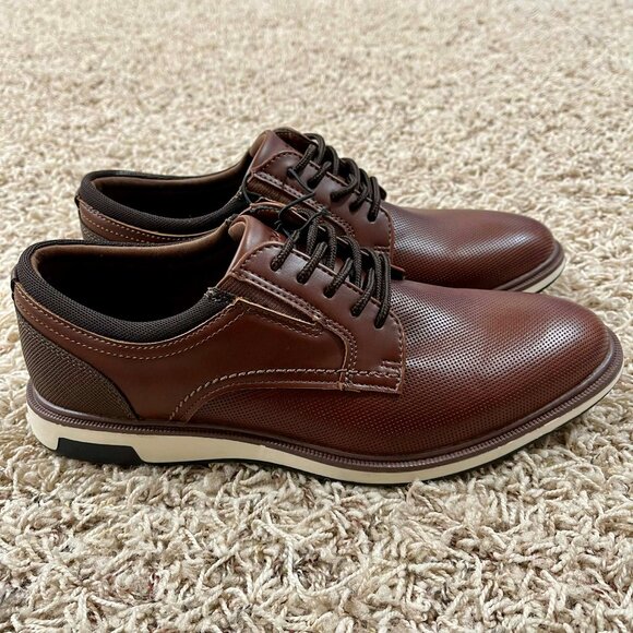 ALDO Men’s Shumen Derby Lace-Up Oxford Shoes Brown, Size 7.5M (New) main image 7